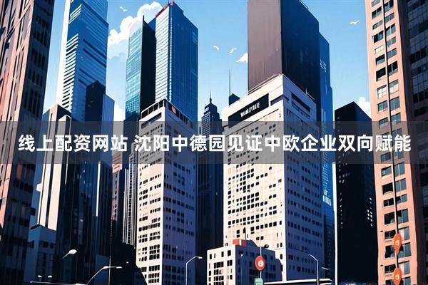 线上配资网站 沈阳中德园见证中欧企业双向赋能