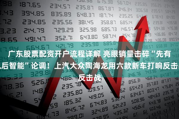 广东股票配资开户流程详解 亮眼销量击碎“先有电后智能”论调！上汽大众陶海龙用六款新车打响反击战